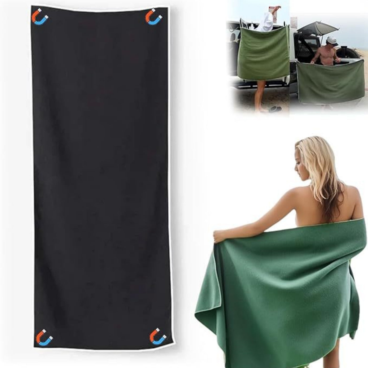 Outdoor Badetuch Magnetisches Badetuch Badestrand