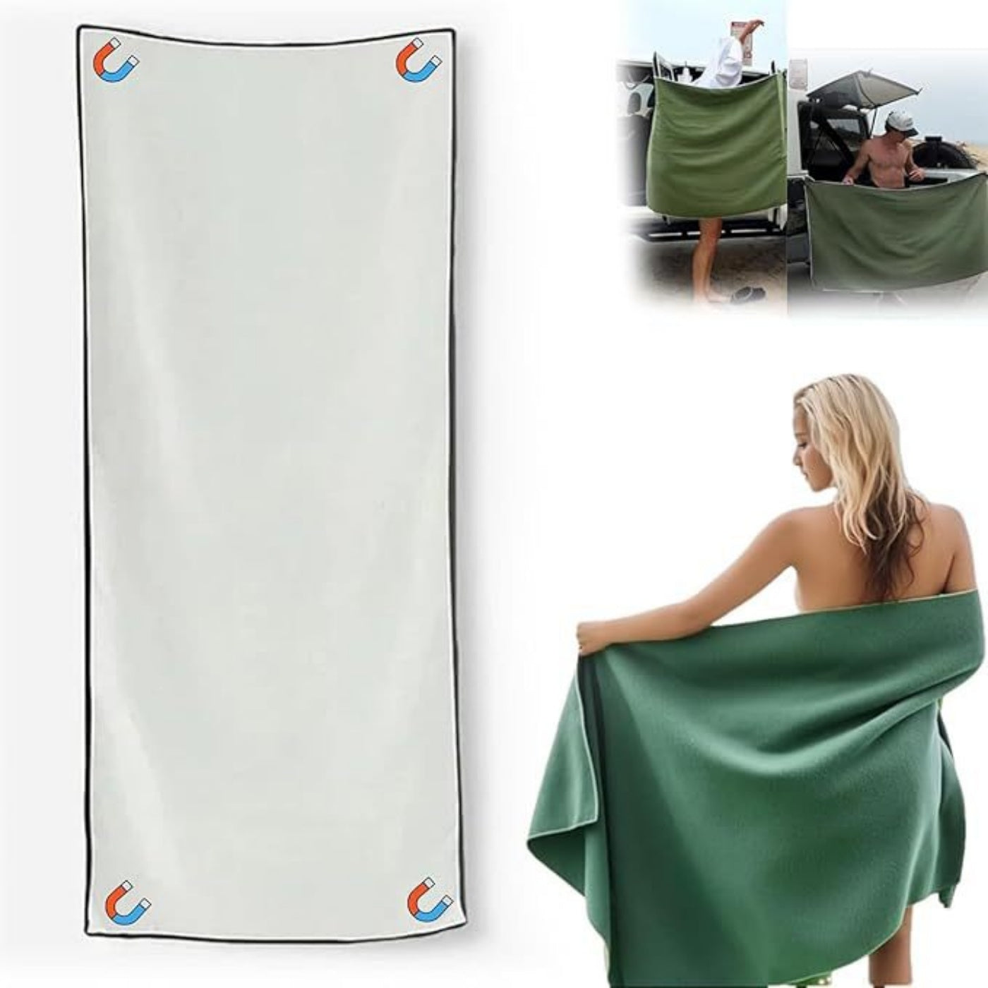 Outdoor Badetuch Magnetisches Badetuch Badestrand